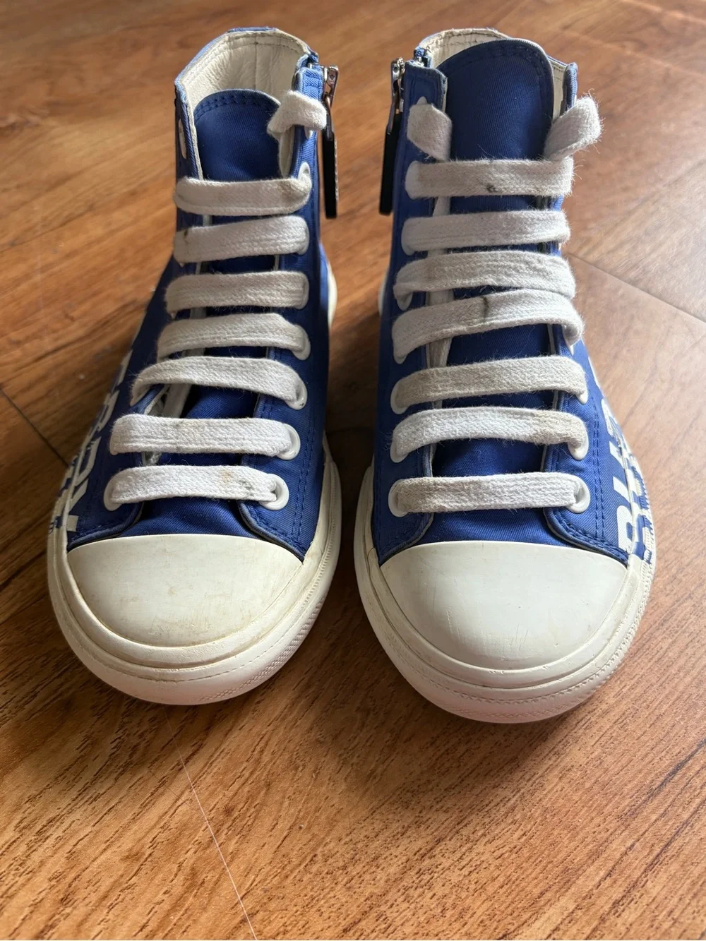 Burberry Kids US 11 C Blue High top Sneackers